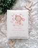Chrzest - inne RÓŻOWY MIŚ DZIEWCZYNKA  personalizowany album pamiątka chrztu świętego 2