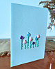 kartki scrapbooking Kartka okolicznościowa haftowane kwiaty 5