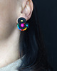 klipsy Kolorowe Lentinki- klipsy soutache 5