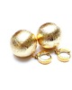 kolczyki pozłacane Alloys Collection  /Ball gold/ - kolczyki 3
