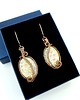 kolczyki wire wrapping Kolczyki z żywicą 2
