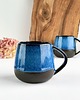 kubki Kubek Beczułka ręcznie robiony niebieski 320 ml - Borówka 5