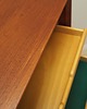 komody i szafki Highboard tekowy, duński design, lata 70, produkcja: Omann Jun 6