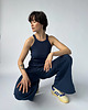 spodnie dresowe damskie Spodnie Relaxing navy blue 3