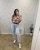 spodnie materiałowe damskie Damskie Spodnie Jeansowe z Przetarciami, Mom Jeans, Dziurawe jeansy 3