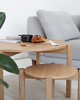 stoliki kawowe Stolik kawowy PIANO Coffee Table Round dąb 4