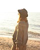 swetry damskie  Szary sweter oversize handmade z wełną 5