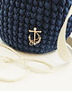 torby na ramię Torebka Peonia typu worek w marynarskim stylu 4