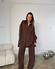 koszule damskie  Koszula Calm choclate oversize modal 7