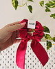gumki do włosów Satynowa gumka do włosów scrunchie Fuksja RÓŻNE MODELE 4