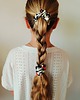 gumki do włosów Scrunchie do włosów, gumka do włosów z wiskozy Panterkowy pop MINI 2