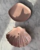 mydelniczki Ceramiczna Mydelniczka Handmade Muszelka Muszla z Odpływem Różowa 5