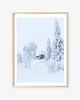 fotografia PLAKAT  zimowy śnieg góry las 1