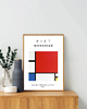 plakaty PLAKAT Piet Mondrian, plakat abstrakcyjny, 2