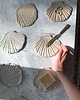 pojemniki na biżuterię Ceramiczna Płaska Muszla Podstawka pod Łyżkę Milky Romantic 6