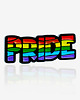 przypinki Pins tęczowy napis "PRIDE" 2