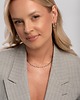 bransoletki - inne Srebrny komplet biżuterii o splocie paperclip 3