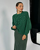 swetry damskie  Sweter Touched organic green 1