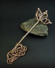 zakładki do książek Ozdobna miedziana zakładka do książki wire wrapping 9