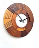 zegary Zegar Drewniany ścienny - Duży  48cm -  Cichy Mechanizm 4
