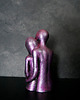 figurki i rzeźby Rzeźba z gipsu, Zakochani, fioletowy, wys. 10,8 cm 2