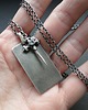 biżuteria męska Nieśmiertelnik  Brave Heart z topazem 4