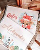 kartki, zaproszenia na chrzest Album dla dziecka JESIENNY LISEK chrzest, roczek, babyshower 1
