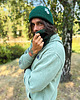 czapki damskie Męska czapka beanie z bawełny logo kolorowe Zielony 1