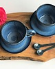 filiżanki Duża Filiżanka ceramiczna ze spodkiem  Borówka 3
