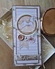kartki scrapbooking Delikatna, warstwowa kartka na roczek dla dziewczynki 1