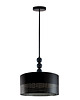 plafony Designerska lampa sufitowa z kulkami SALAMANCA z czarno-miedzianym kloszem 8
