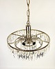 lampy wiszące Lampa kryształowa z lat 70. 3