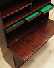 regały i półki Biblioteczka mahoniowa, duński design, lata 70, produkcja: Omann Jun 5