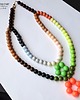 korale Naszyjniki w stylu Boho bajecznie kolorowy Optymistyczny prezent  handmade 5