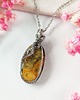 wisiory Naszyjnik Agat Crazy Lace stal chirurgiczna wisiorek handmade 3