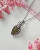 wisiory Naszyjnik Epidot stal chirurgiczna wisiorek handmade wirewrapping 2