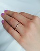 pierścionki zaręczynowe 2mm obrączka z diamentami w złocie 585 4