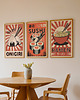 plakaty Zestaw plakatów -  Sushi Ramen Onigiri (set207) 1