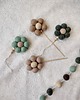 pokój dziecka - różne Zawieszka filcowa kwiat/ Cake Topper 3