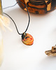wisiory Owalny, kolorowy, artystyczny, dwustronny wisiorek abstrakcyjny handmade 3