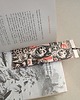 zakładki do książek Zakładka pies Akita letterpress tłoczenie z chwostem 4