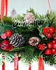 wianki bożonarodzeniowe Wiszący wieniec 3