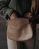 torby na ramię Torebka Skórzana ABI M nude CroCo GOLD 1