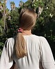 gumki do włosów Scrunchie Lena mini z szarfą 1