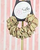 gumki do włosów XS mini mała gumka dla dzieci do włosów jedwab naturalny scrunchie beżowa 1
