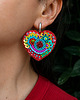 kolczyki soutache Kolekcja Frida - kolczyki kolorowe serca 1