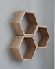 półki Półka plaster miodu /heksagon 4
