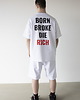 t-shirty męskie T-Shirt Oversize FLOW White (z nadrukiem) 1