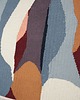 Ozdoby na ścianę Ręcznie tkany kilim - wełniana makatka - cykl BLISKOŚĆ - PLECY 3