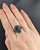 pierścionki srebrne Pierścionek black Matrix opal 3